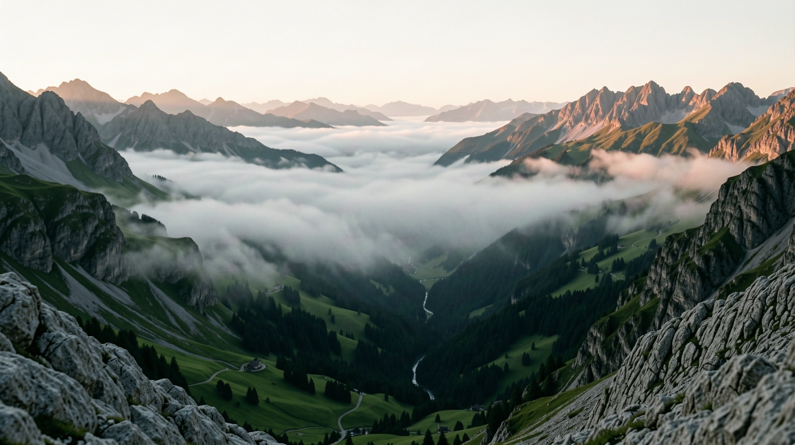 Swiss Alpine Landscape